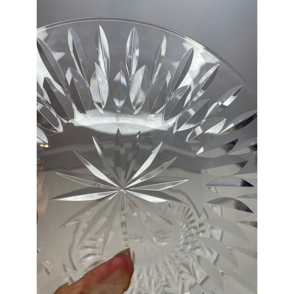 2 Waterford Crystal Maureen Salad Plates about 8 inches - Picture 4 of 10